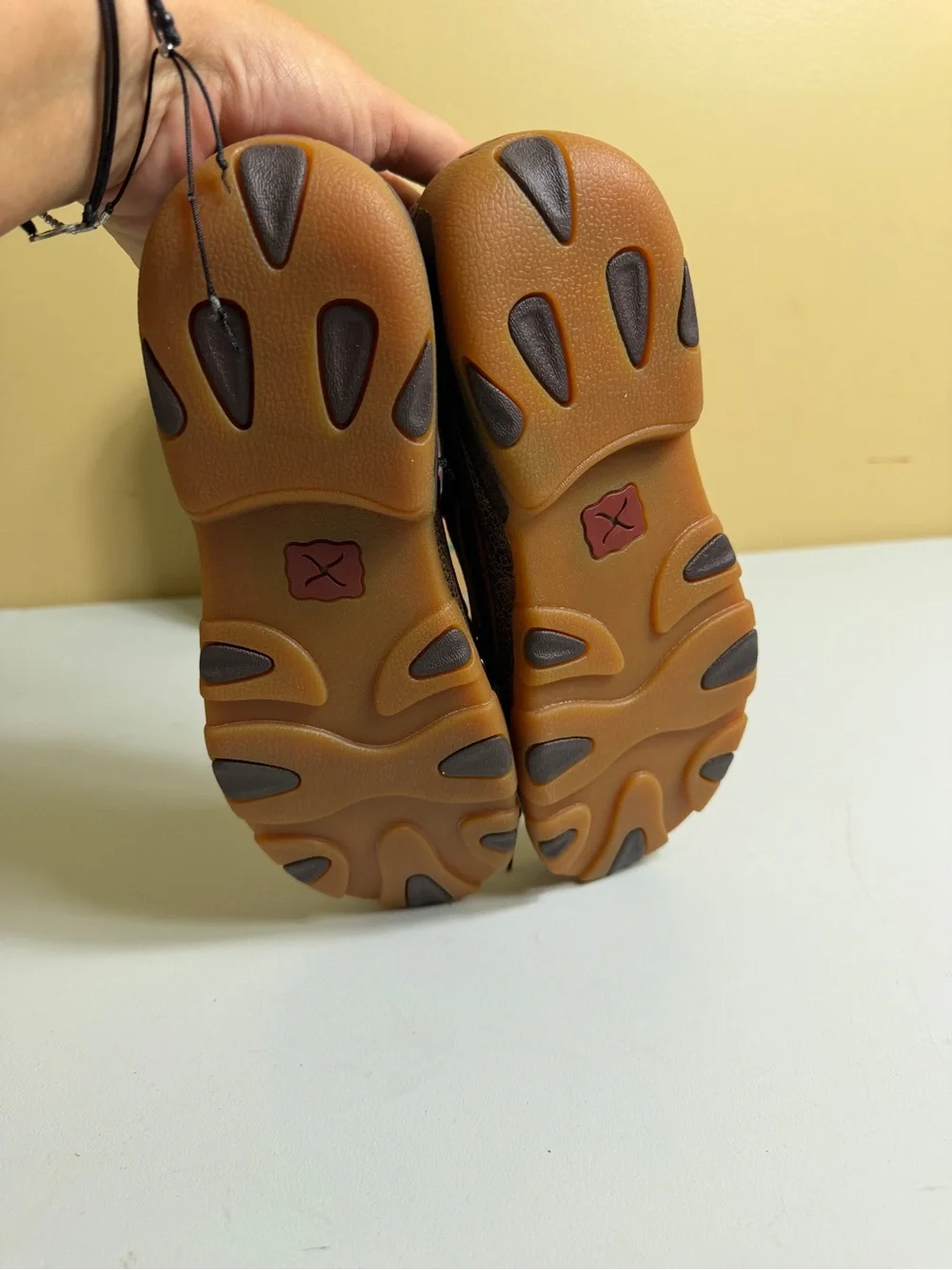 Twisted X Kids' Leopard/Cheetah Boat Shoe Driving Moccasins brown size 6